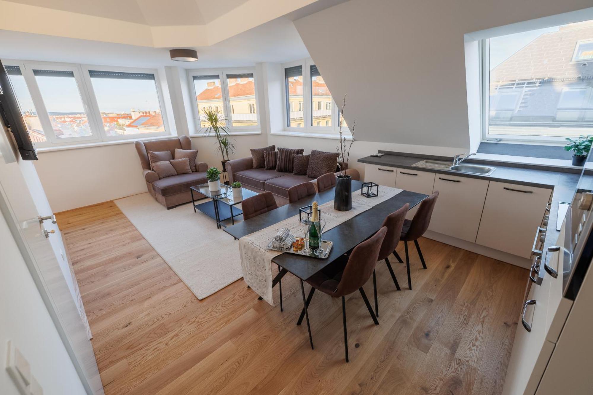 Appartement Symphony 40 - Modern Loft With Terrace And Grill In Location Wenen